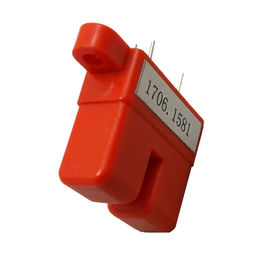 Red Plastic Ultrasonic Bubble Detector 2.45MHz 330PF Untuk Perangkat Medis